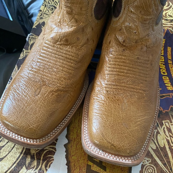 Tanner Mark 10.5 Square Toe Cowboy Boot - Picture 4 of 7